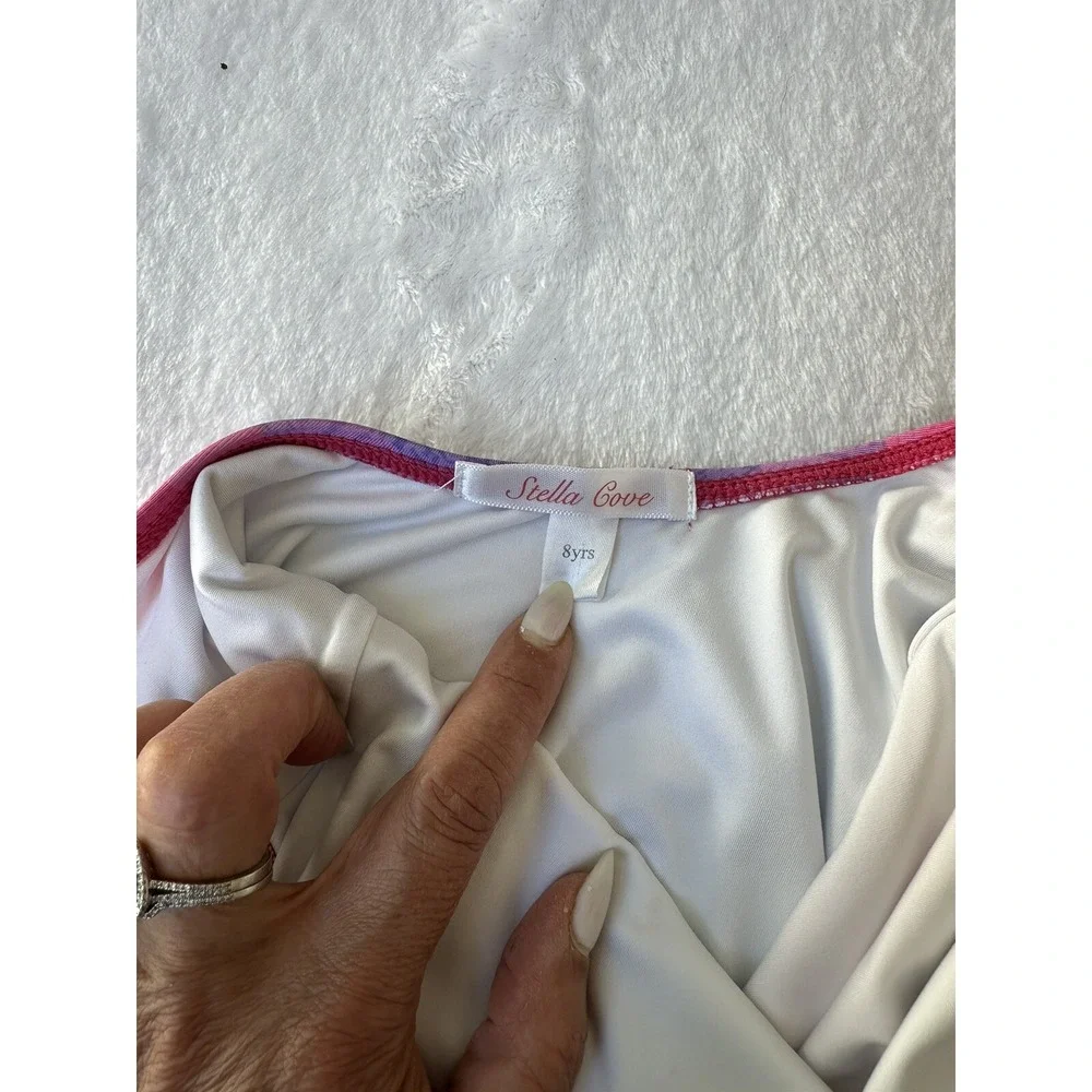 Stella‎ Cove Girls Rainbow One Piece Swimsuit 8